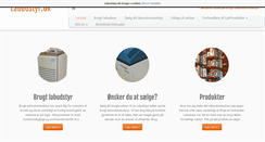 Desktop Screenshot of labudstyr.dk